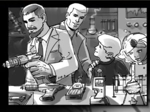 Dave OConnell, Johnny Quest, Storyboard