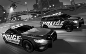 Dave OConnell, Ford Police cars, Illustration