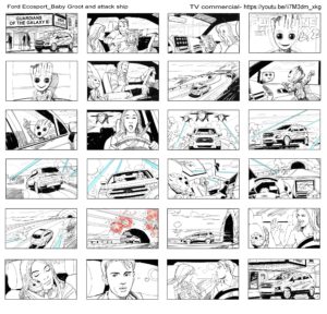 Dave OConnell, Ford Ecosport Guardians Of The Galaxy, Black & WhiteStoryboard, https://youtu.be/ii7M3dm_xkg