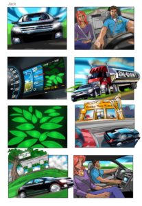 Dave OConnell, Ford, car, Storyboard