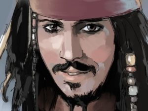 Dave OConnell, Johnny Depp, pirates Caribbean, Dave & Busters, Storyboard