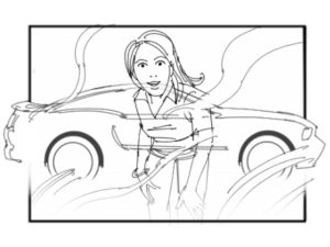 Dave OConnell, Ford, Mustang, BXW storyboard