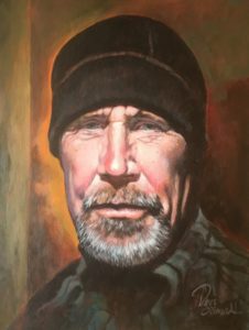 Dave OConnell, Acrylic painting, Portrait